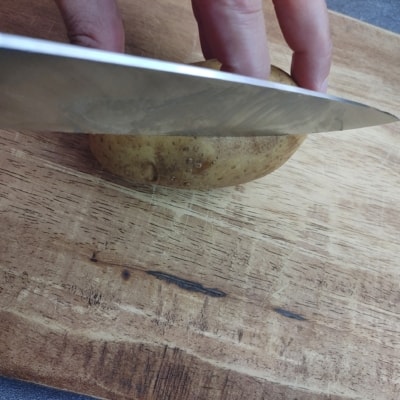 Cheesy Hasselback Potatoes 7