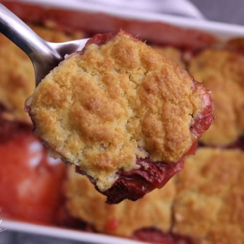 Strawberry Cobbler 7