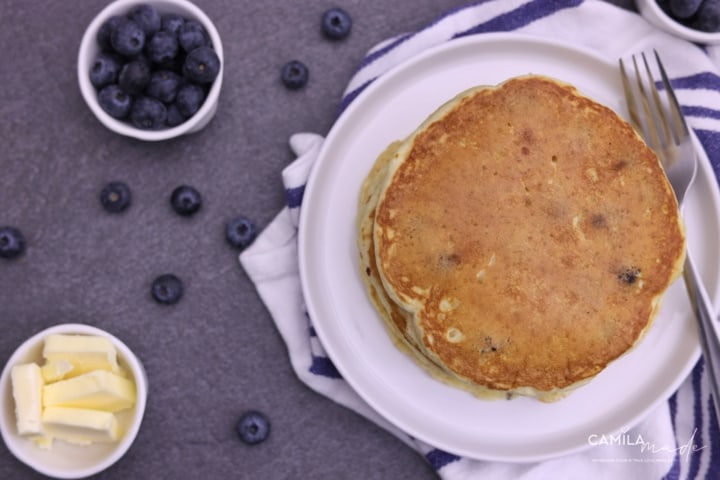 The Best Blueberry Pancakes 1