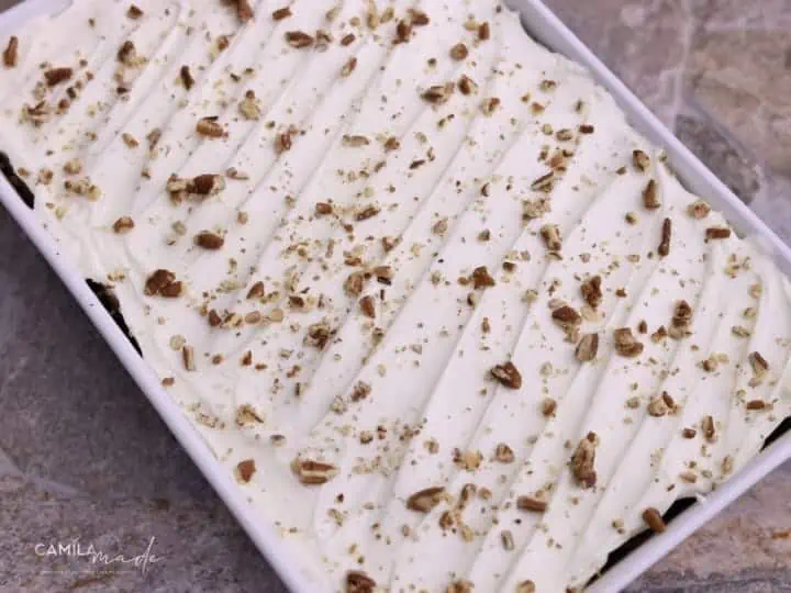 Carrot Sheet Cake with Cream Cheese Frosting 1
