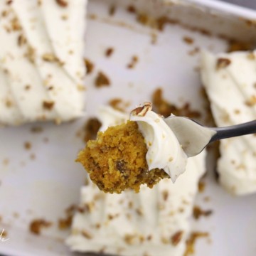 Carrot Sheet Cake with Cream Cheese Frosting 9