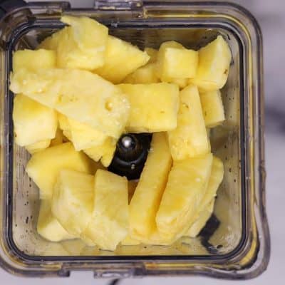 Chopping Pineapple