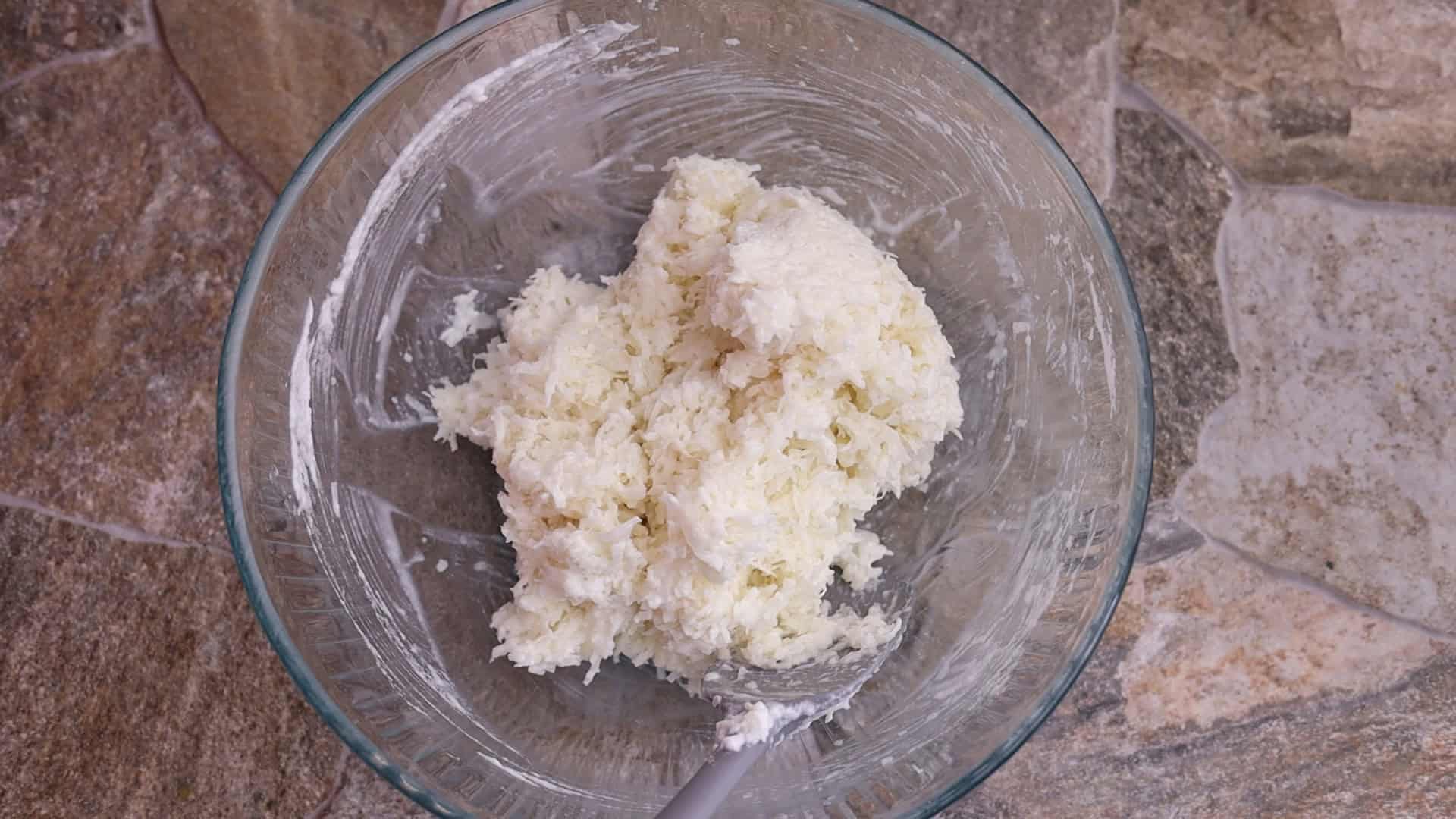 mixing eggs