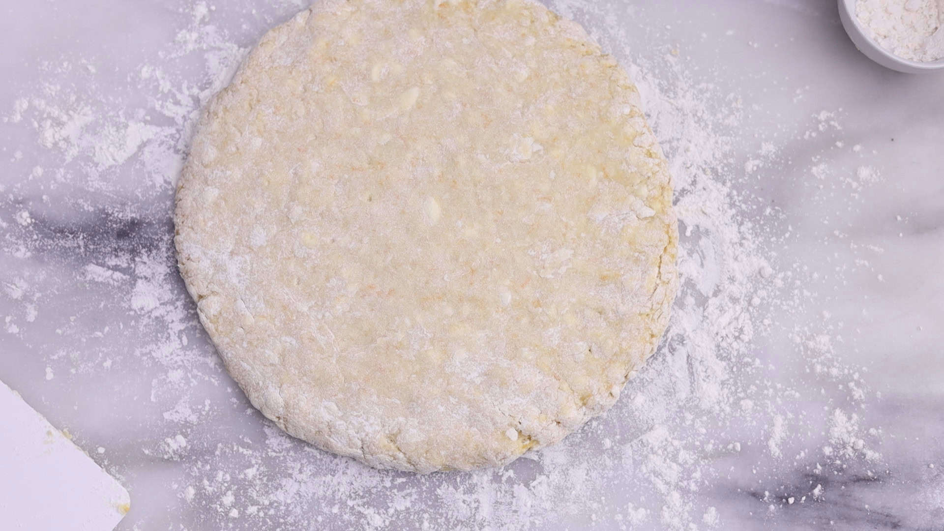 flatten the dough