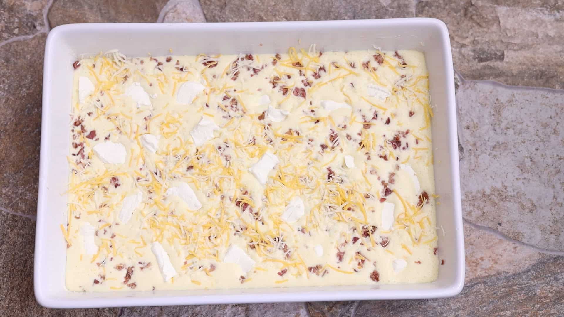 cream cheese in mix