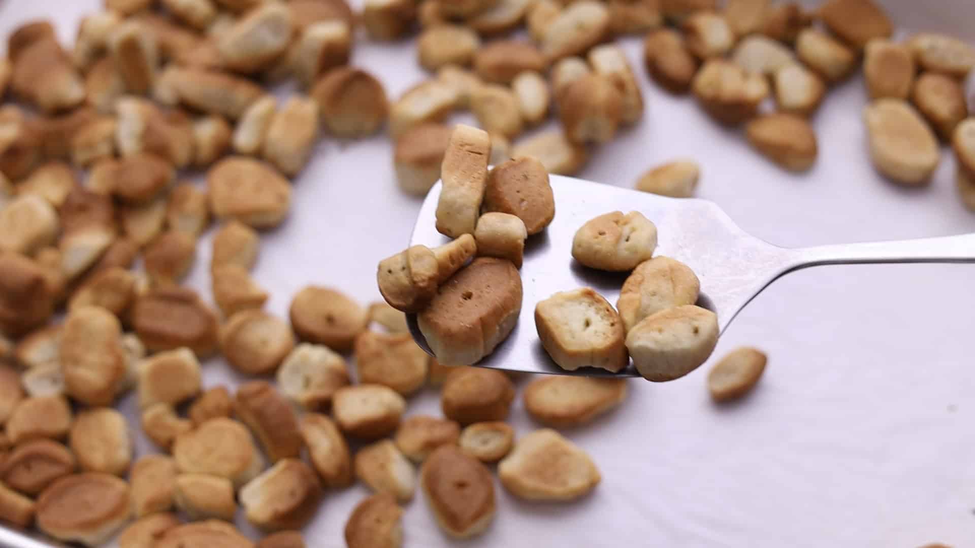 Bake for 15 to 20 minutes, switching pans halfway, until golden brown.