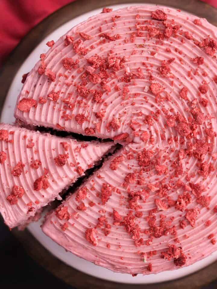 最簡單的草莓蛋糕