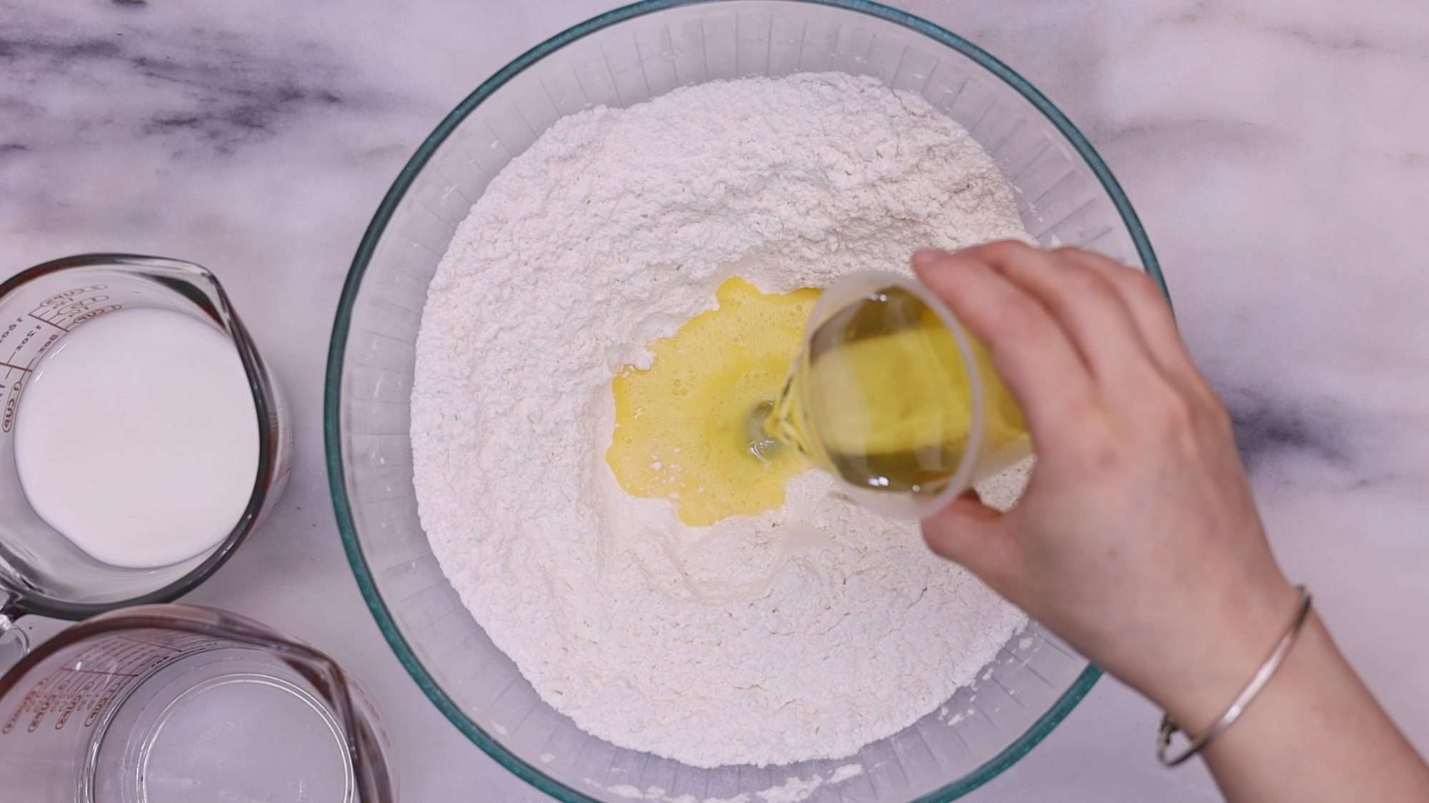 whisk together the flour