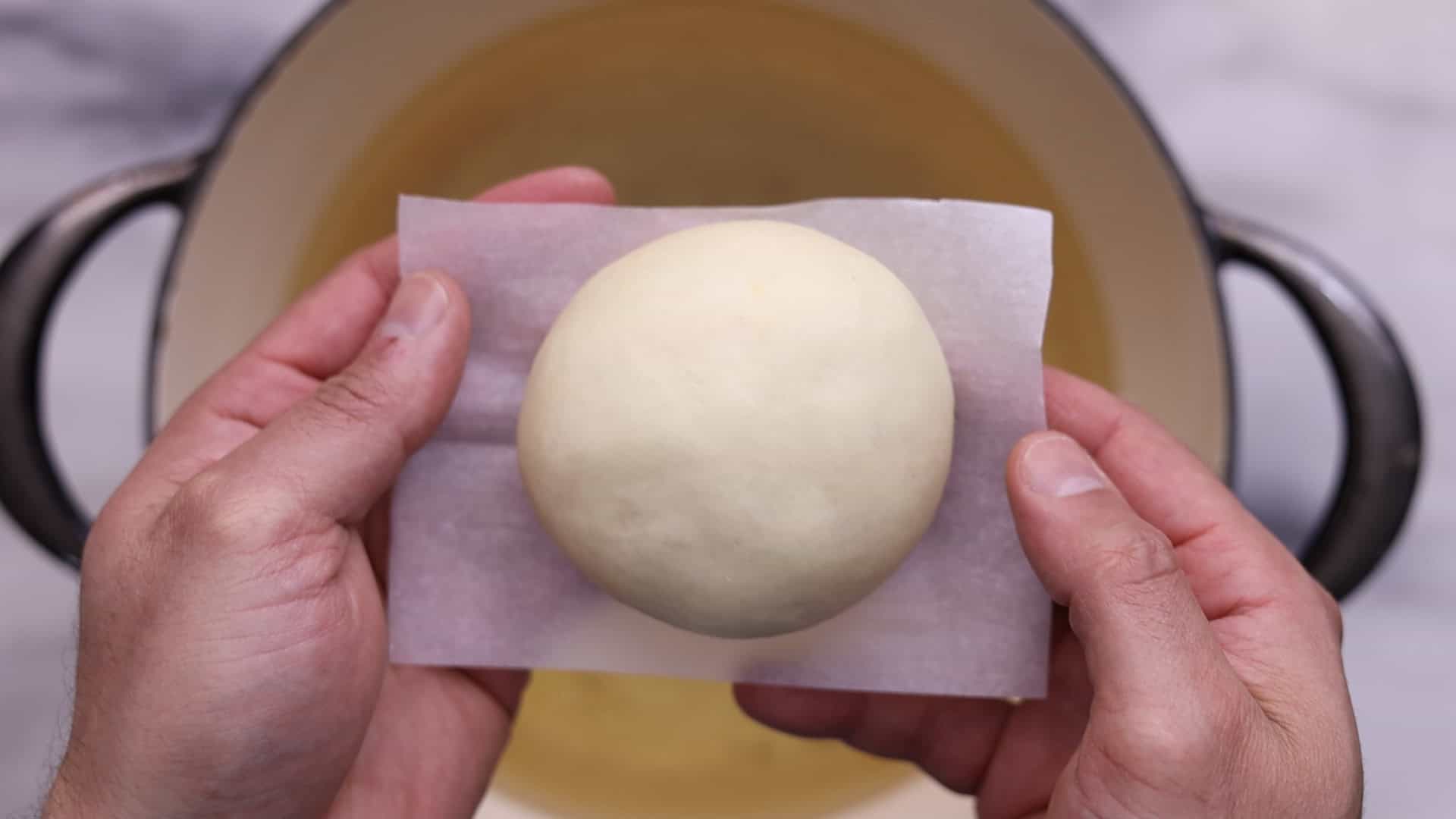 separating the dough