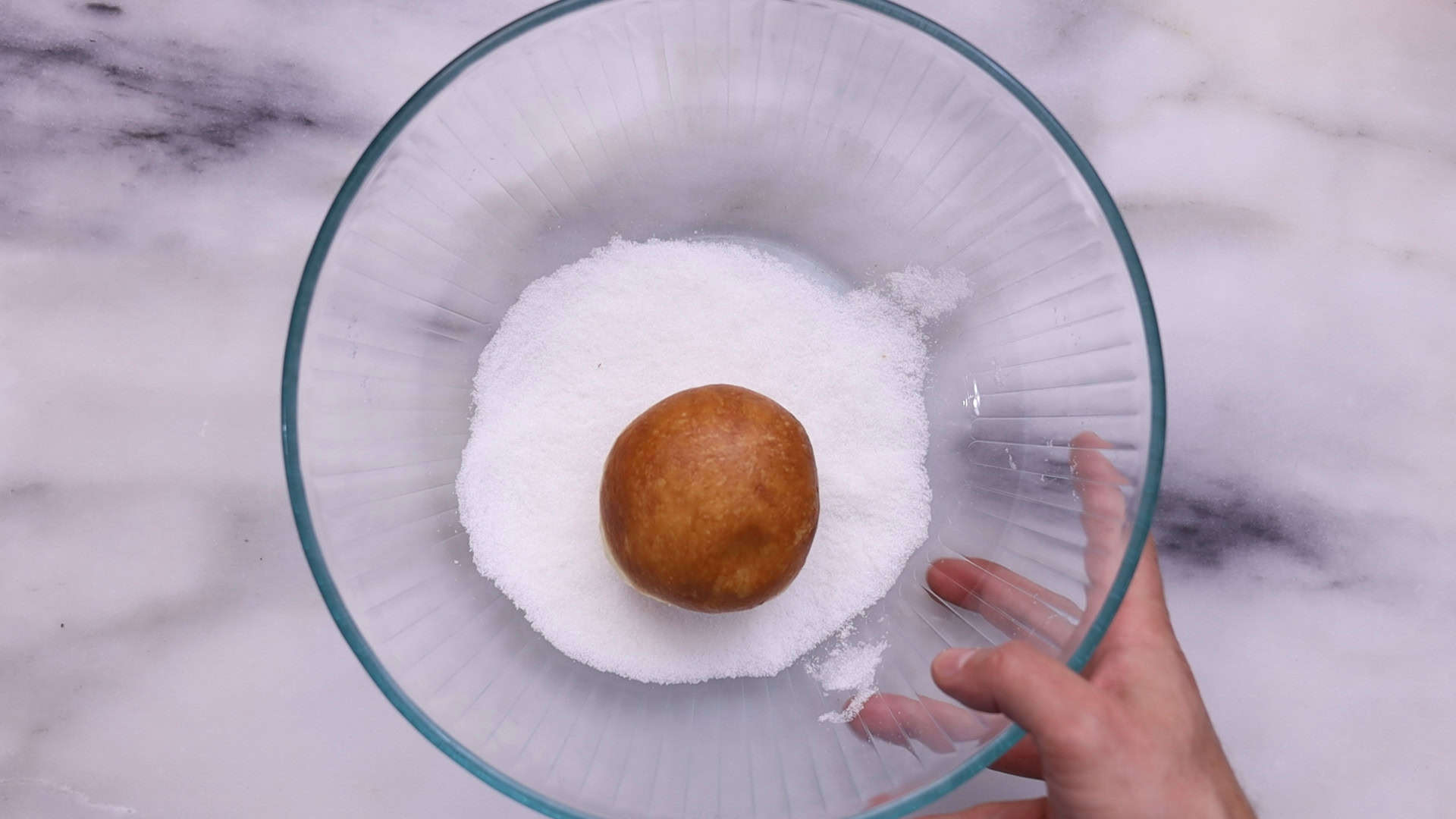 sugar the dough