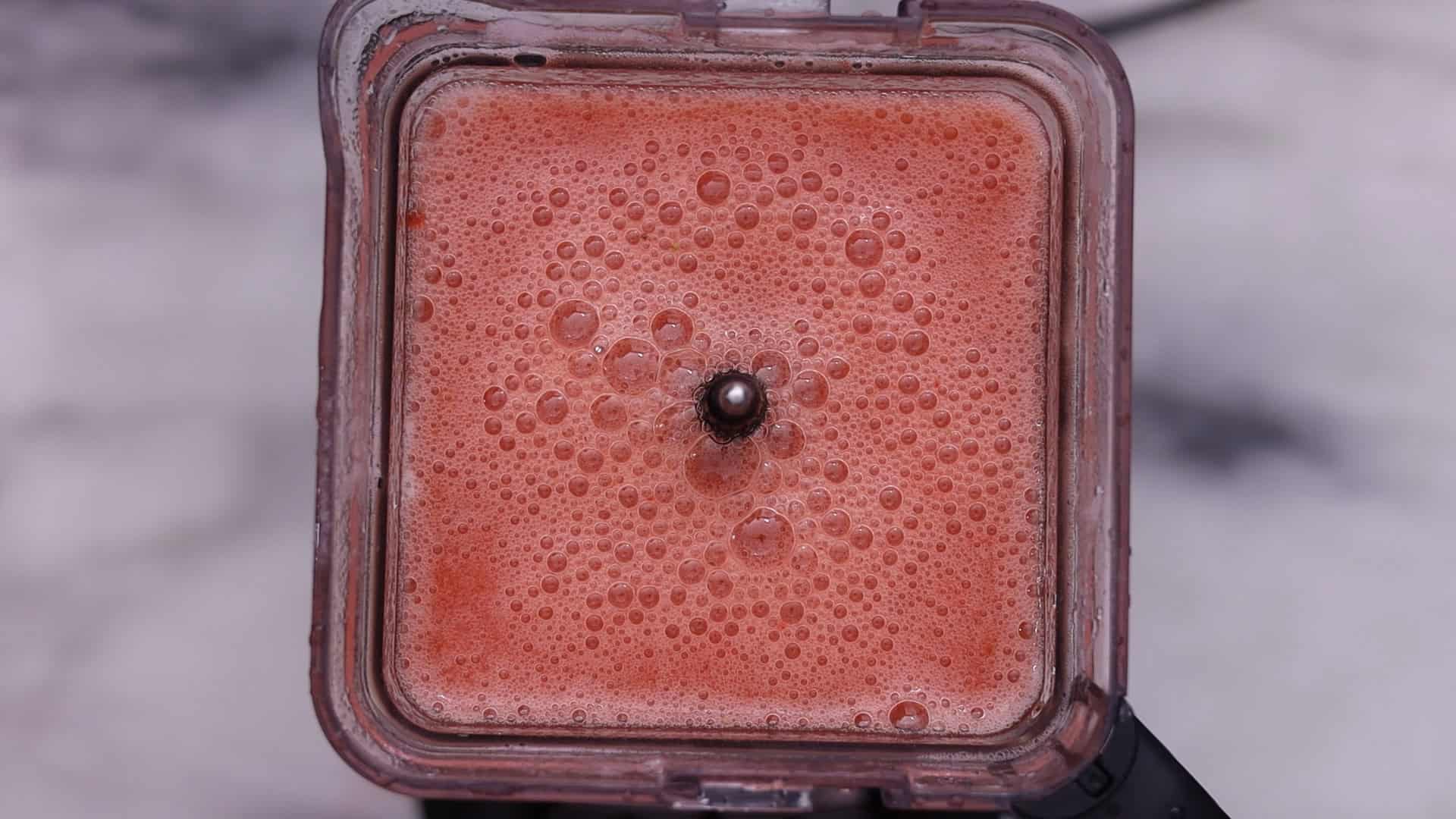 Pour the strawberry juice into a large pitcher and stir in the remaining water.