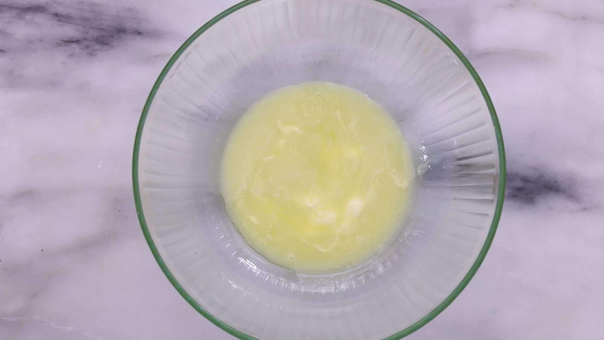 In another bowl, whisk wet ingredients. 4/4