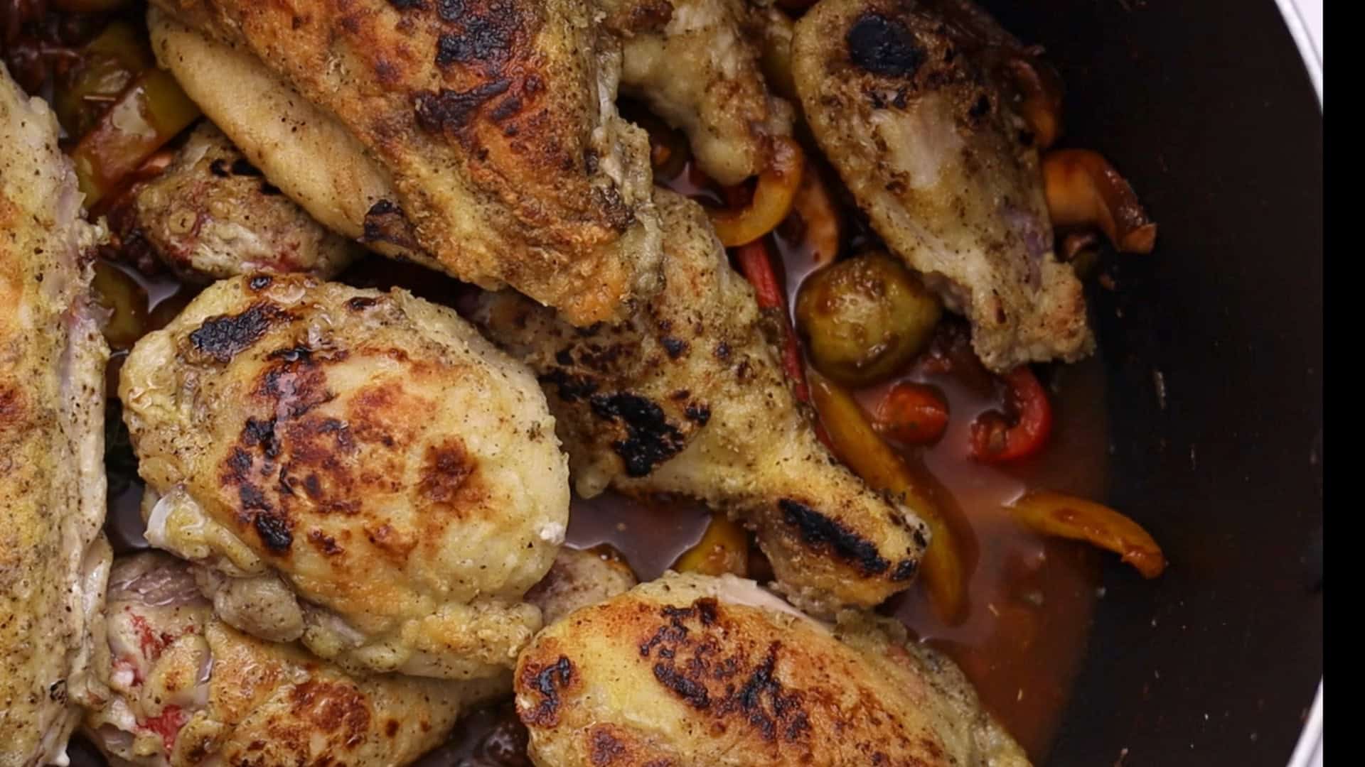 simmer until thickened and chicken is cooked through. ½