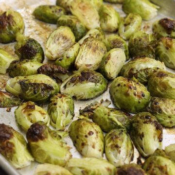 Easy Brussels Sprouts with Balsamic Vinegar