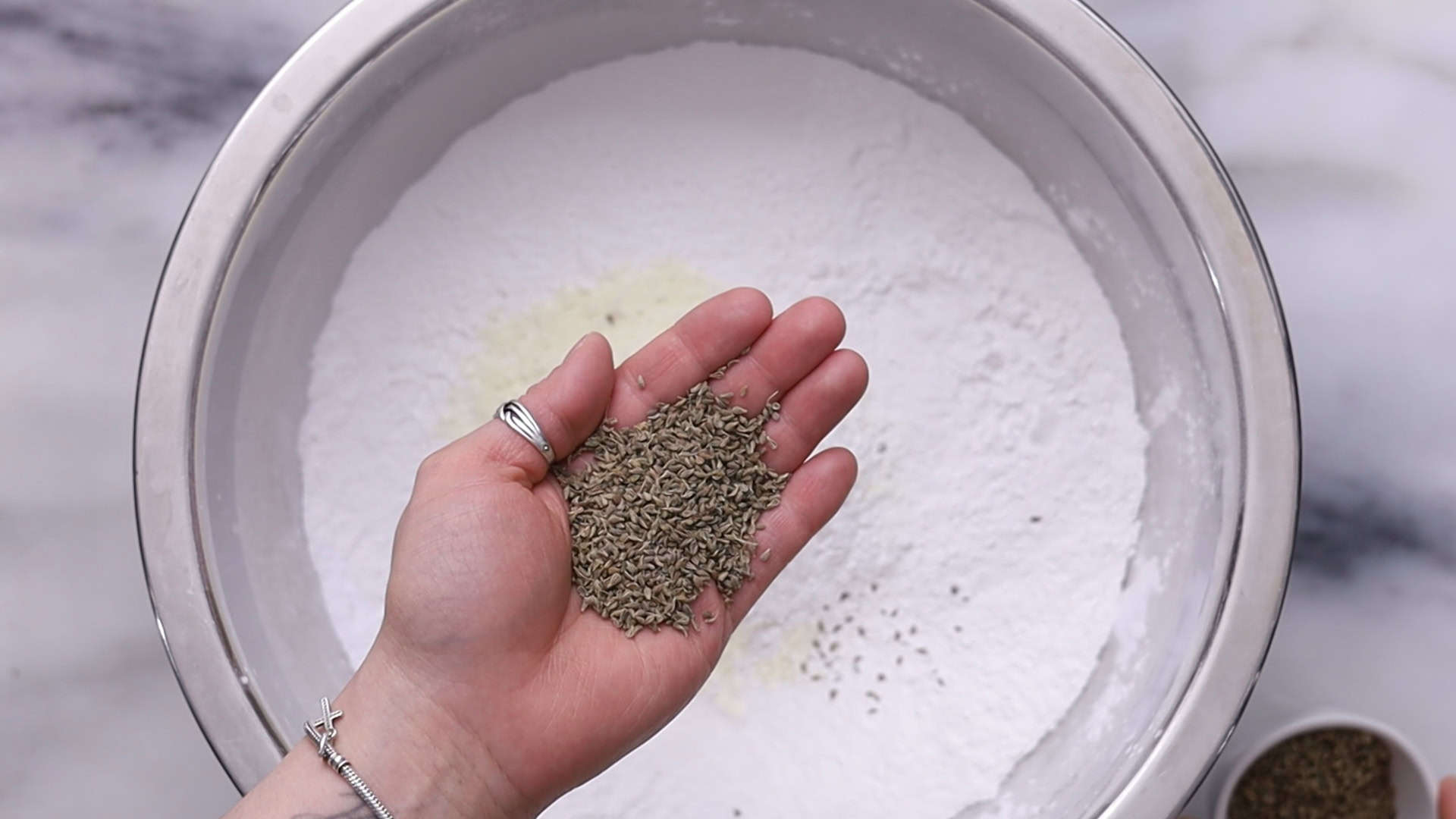 Combine all dry ingredients.