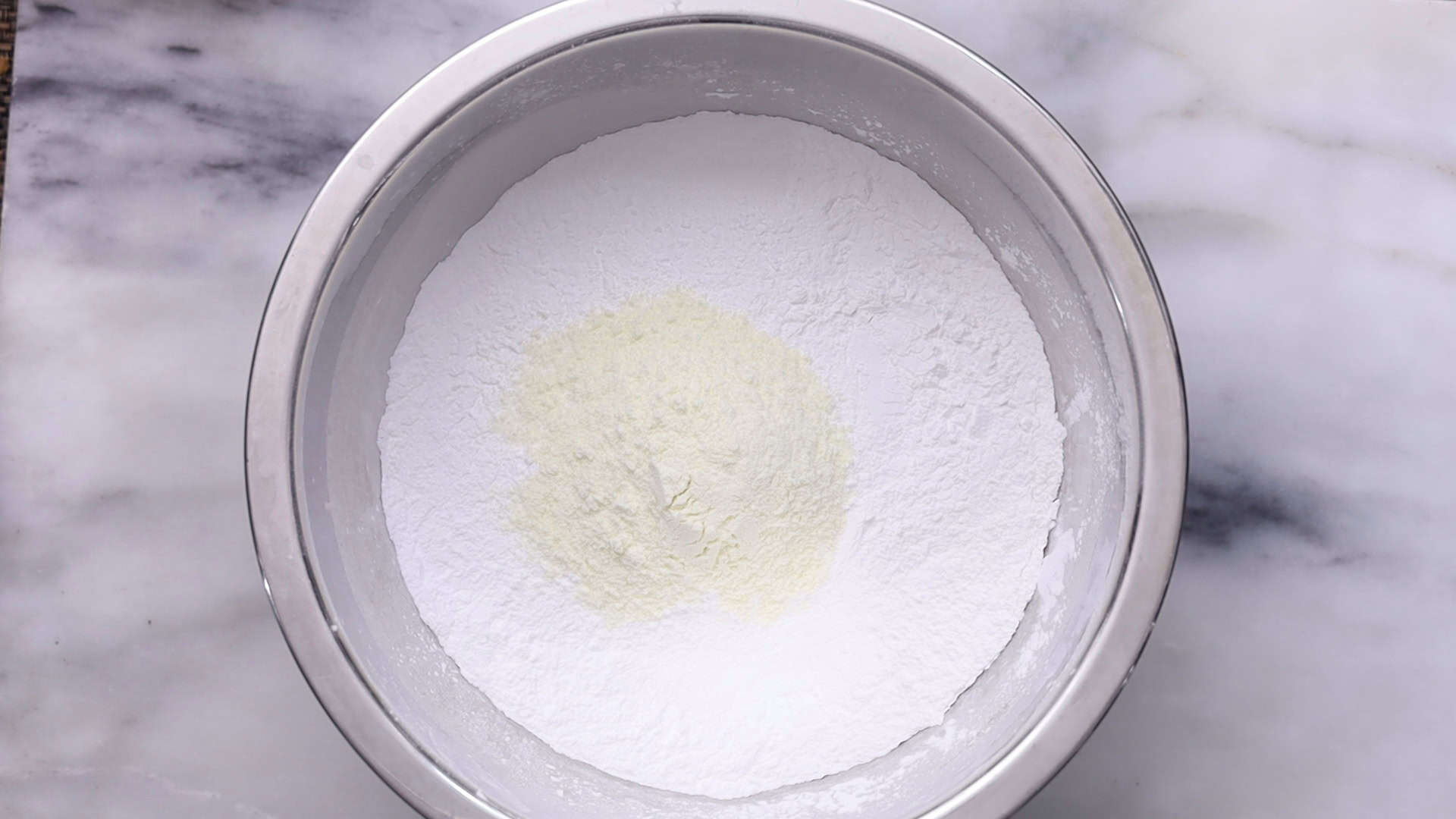 Combine dry ingredients.