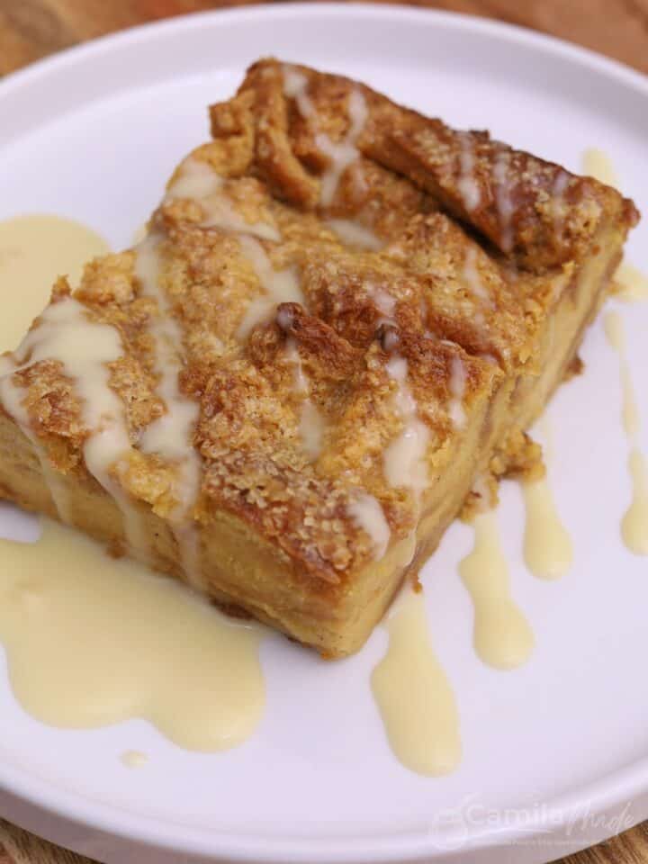 Easy Bread Pudding with Bourbon Sauce