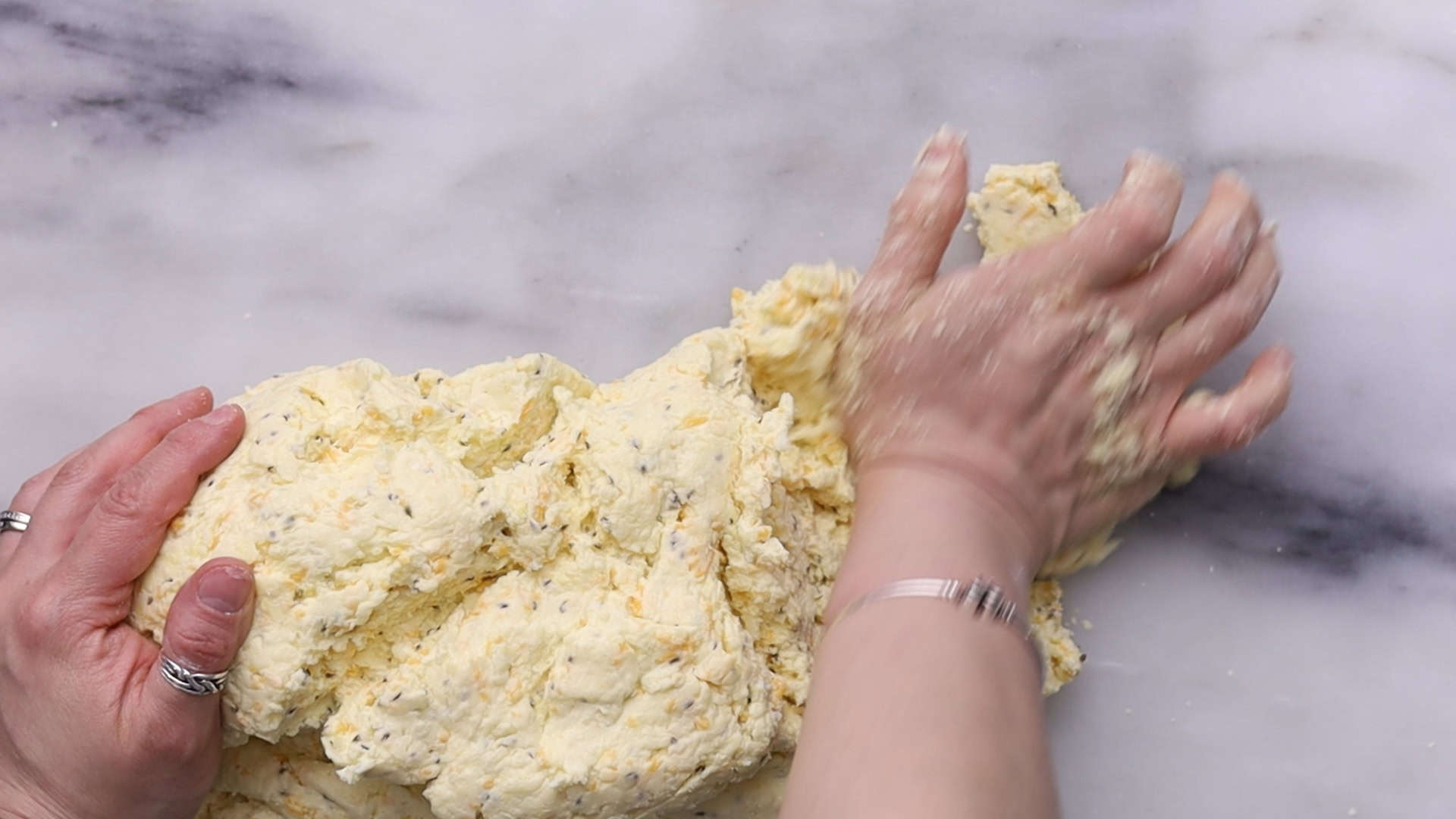 Knead until smooth and homogeneous.