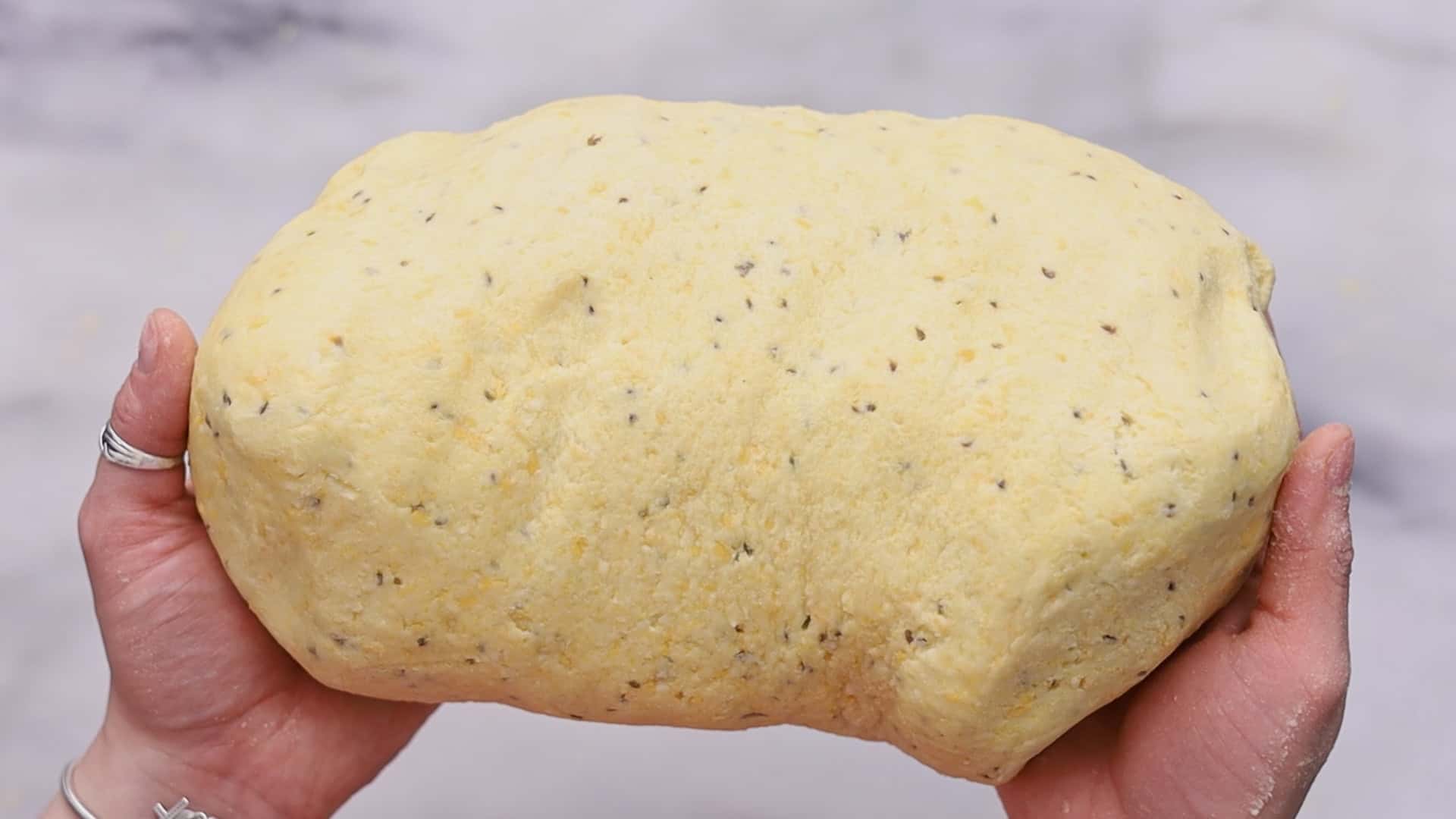 Let dough rest.