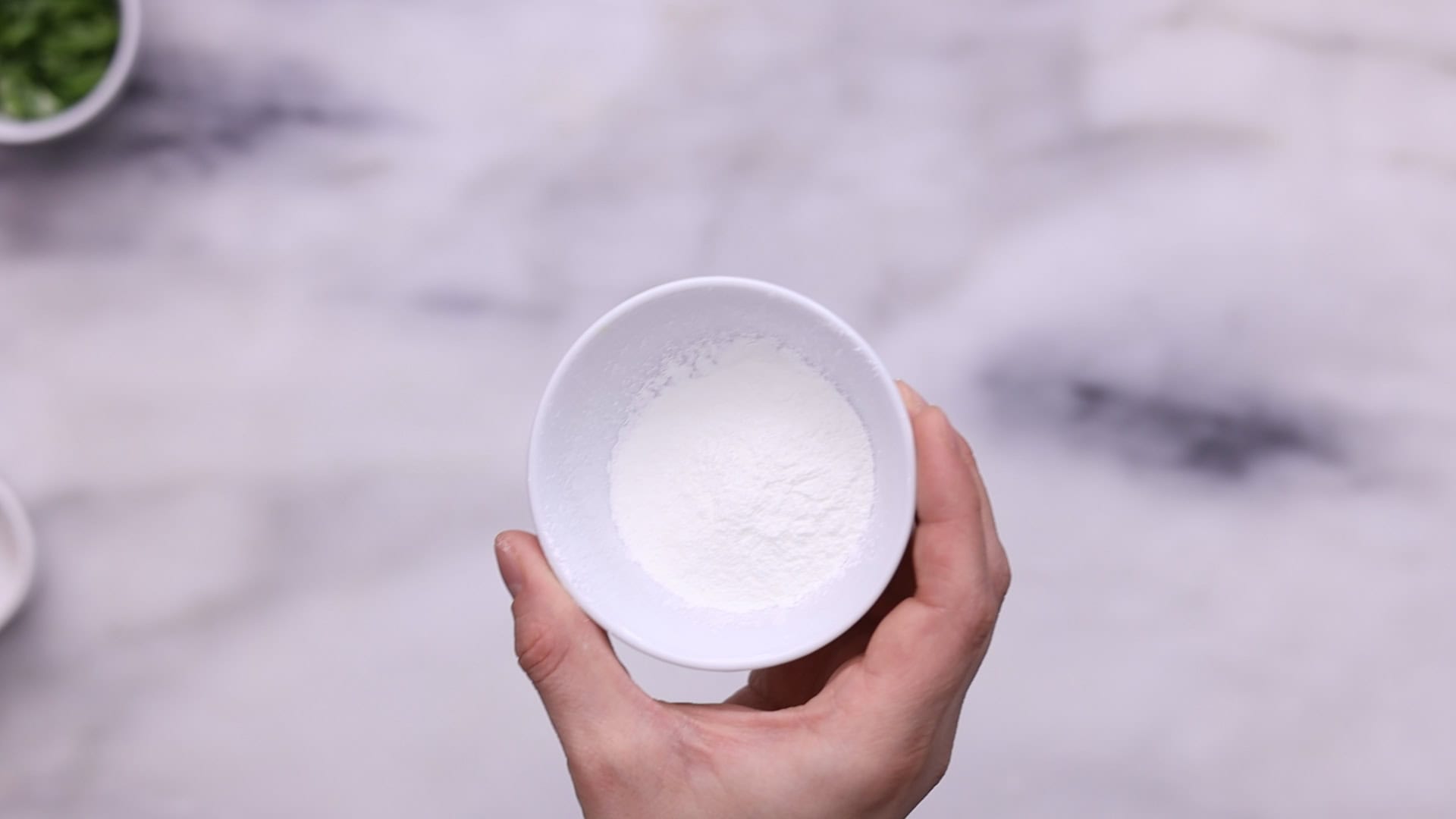 Prepare a cornstarch slurry,