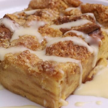 The Best Bread Pudding with Bourbon Sauce