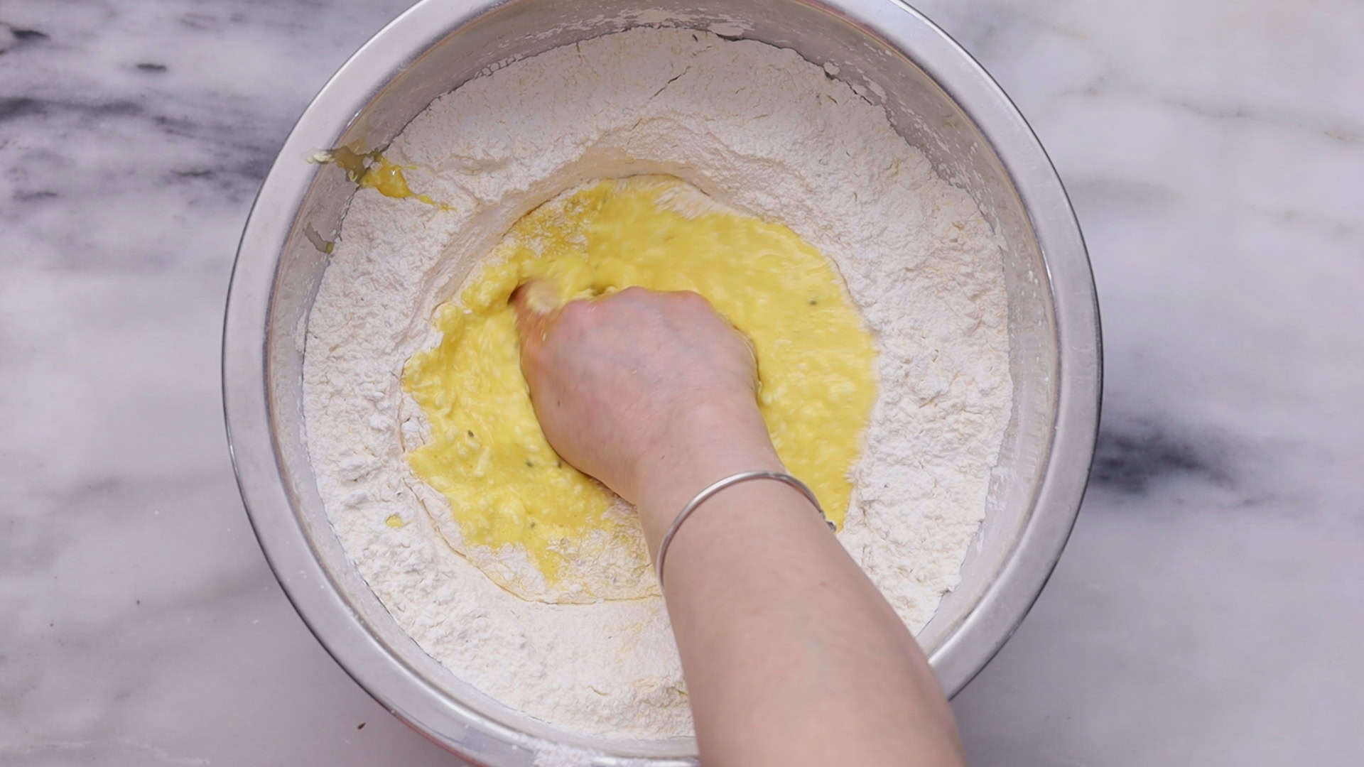 after Cream butter and eggs until creamy.