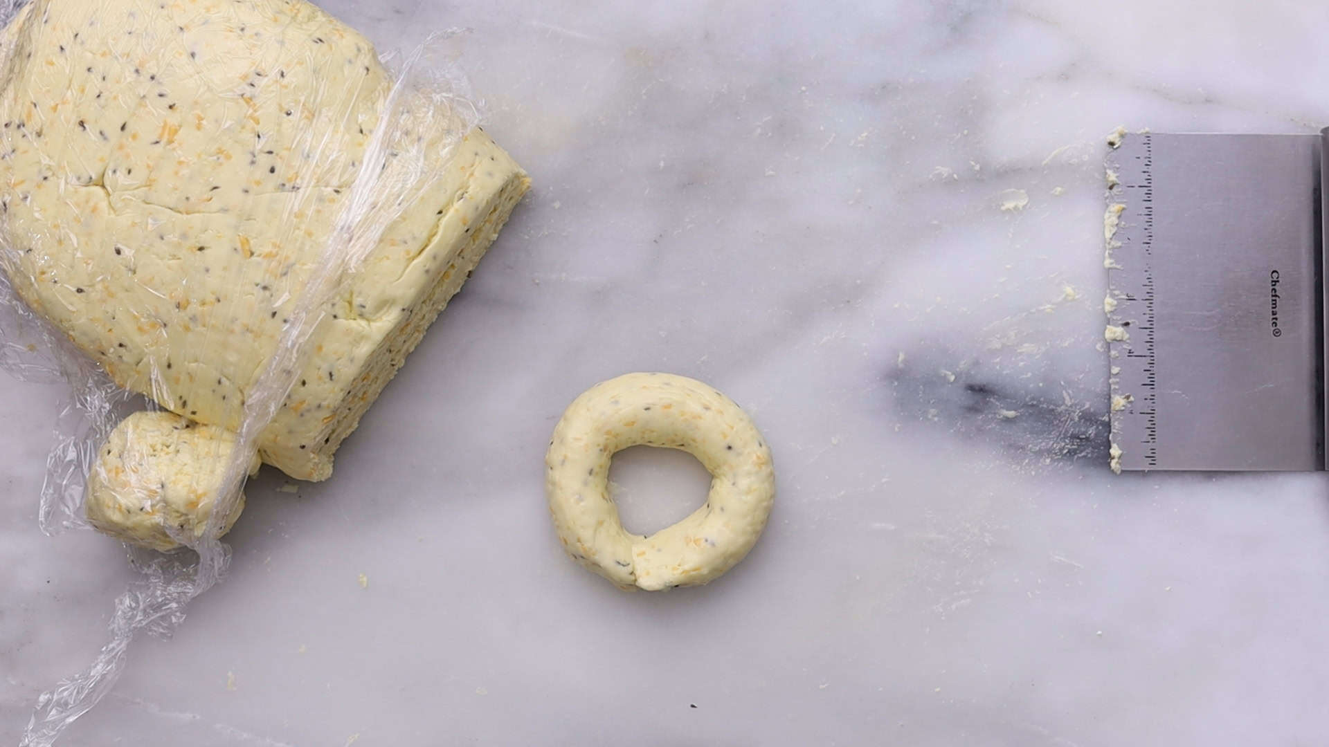 finished shaped dough