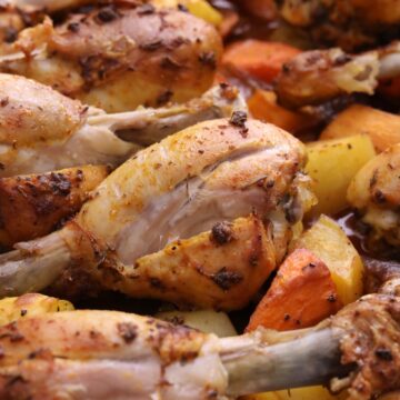 One Pan Roast Chicken and Vegetables Recipe
