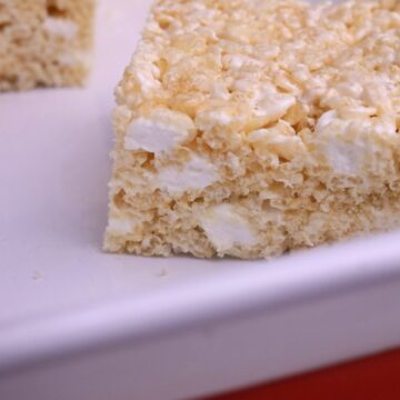 Brown Butter Rice Krispie Treats with Marshmallows