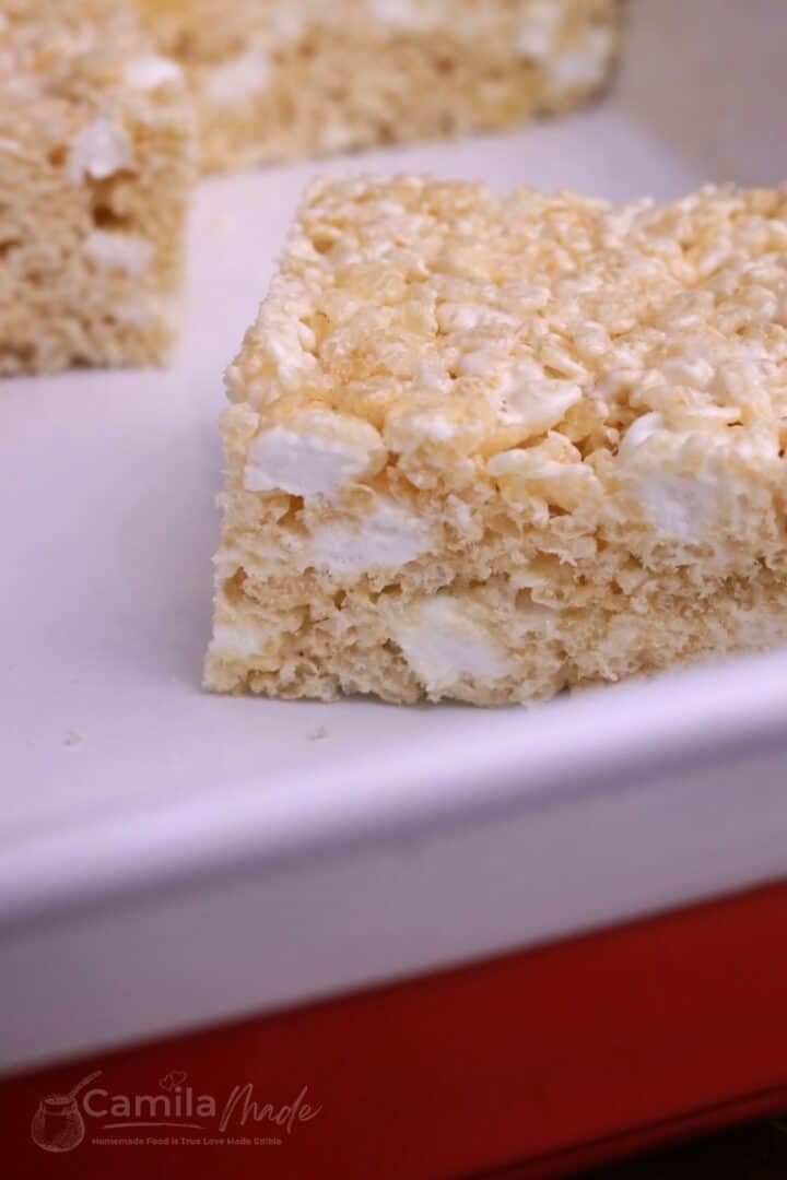Brown Butter Rice Krispie Treats with Marshmallows