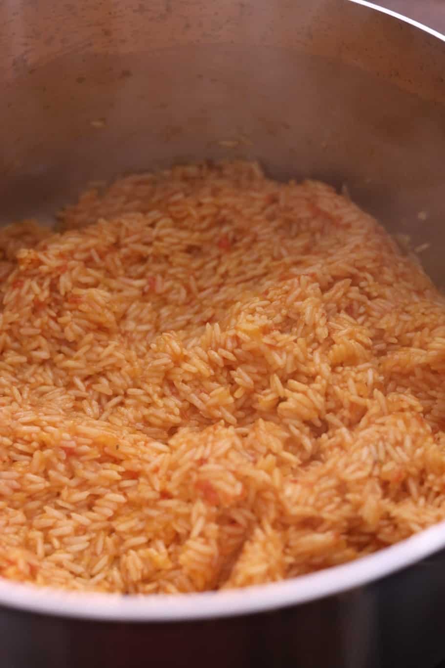 Arroz Rojo: Easy Mexican Red Rice - Camila Made