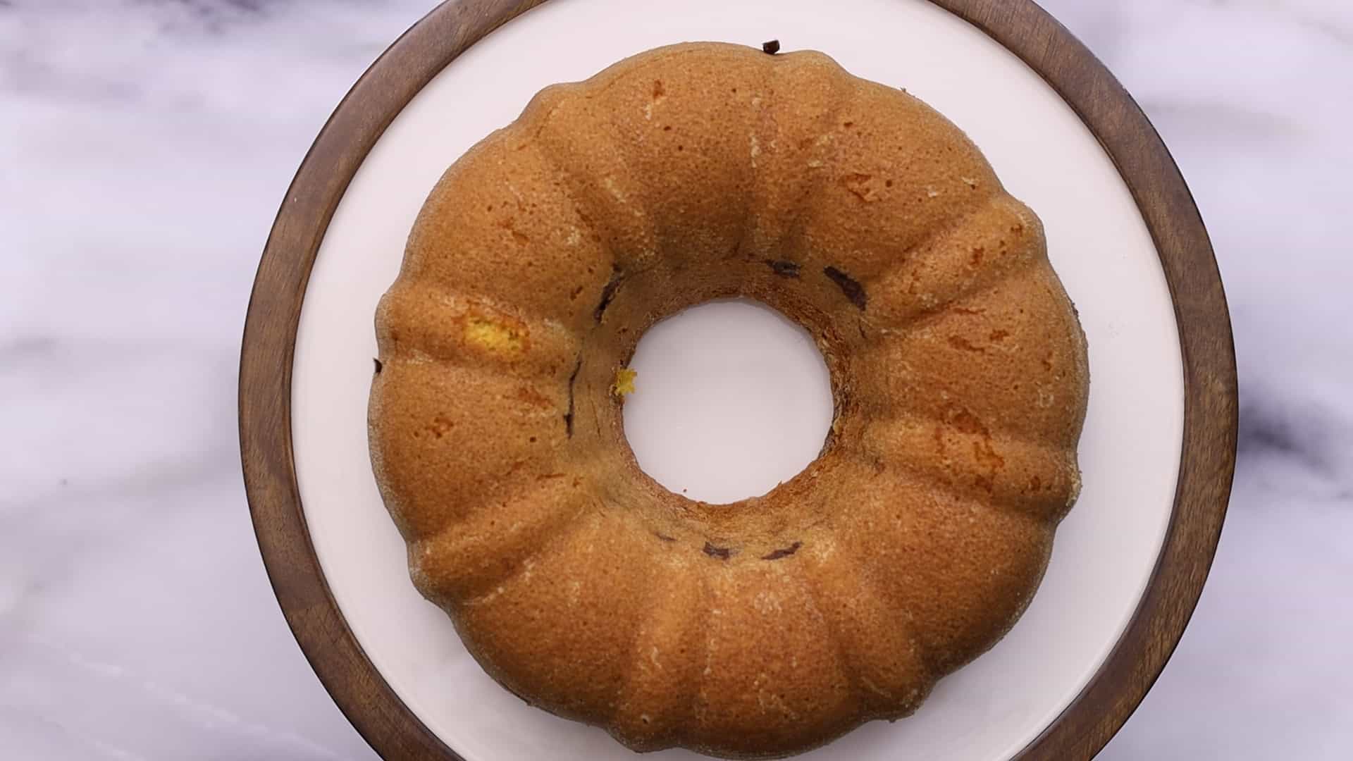 Marble Bundt Carrot Cake 35 Bake and cool cake.