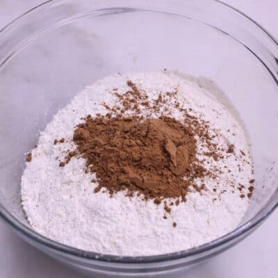Flour with Cocoa Powder