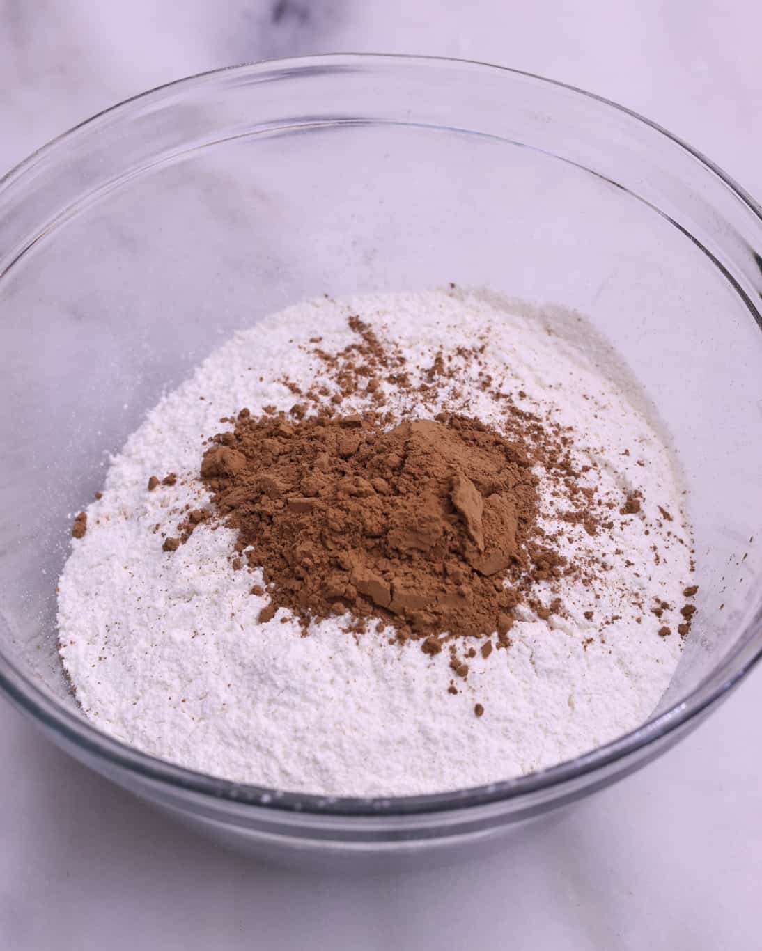 Flour with Cocoa Powder