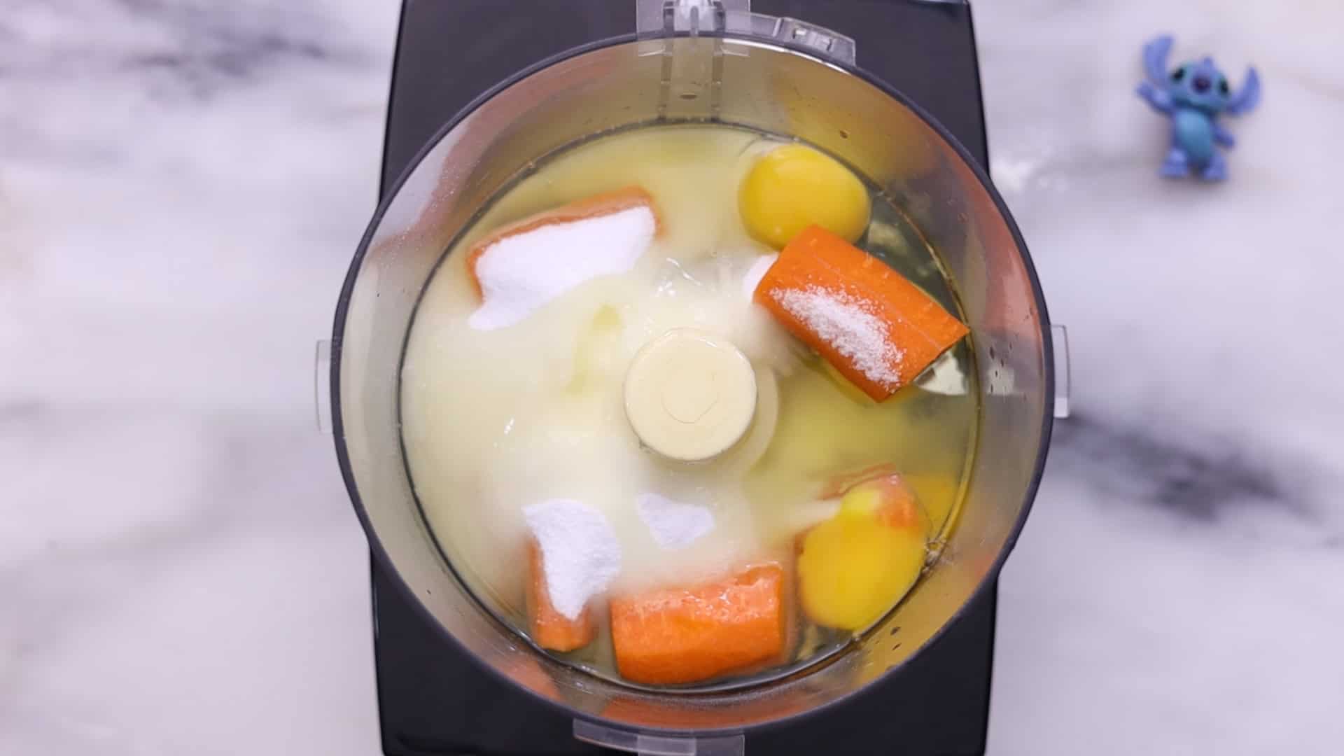 Marble Bundt Carrot Cake 16 Mix dry ingredient. oil