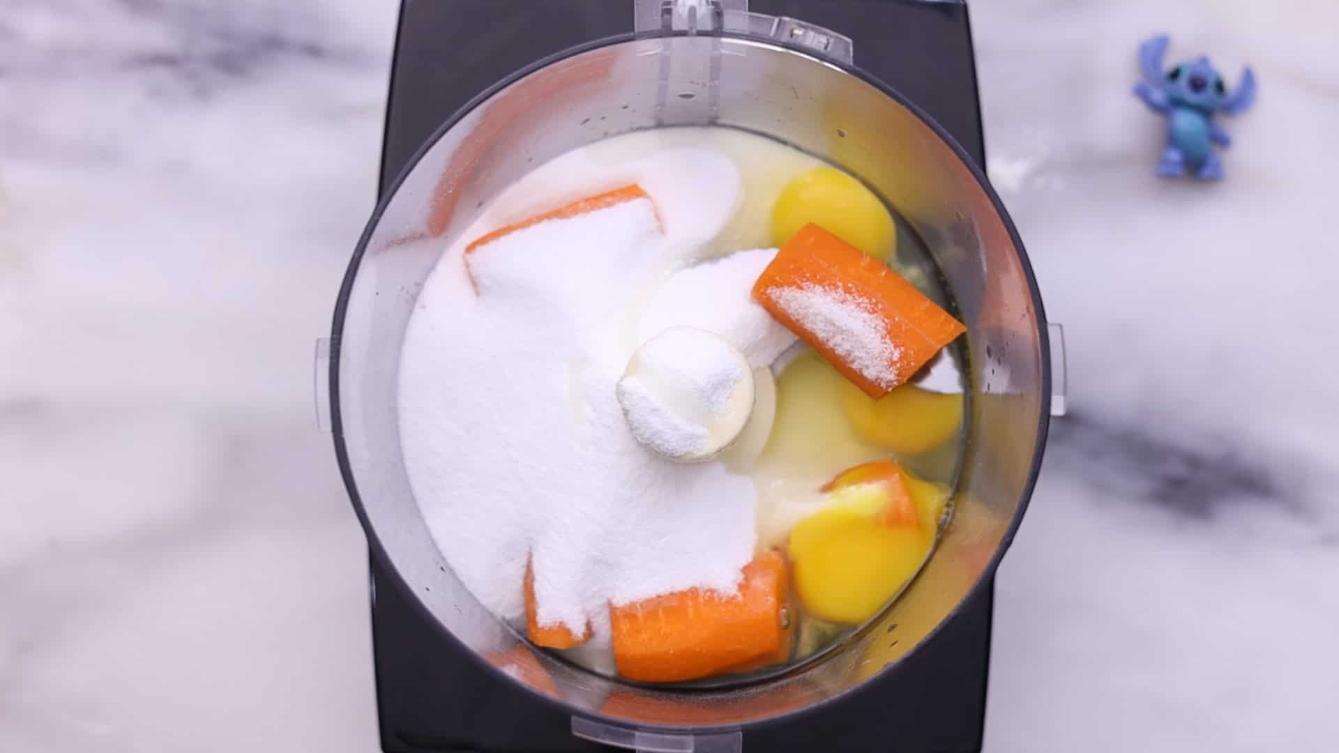 Marble Bundt Carrot Cake 15 Mix the dry ingredients eggs