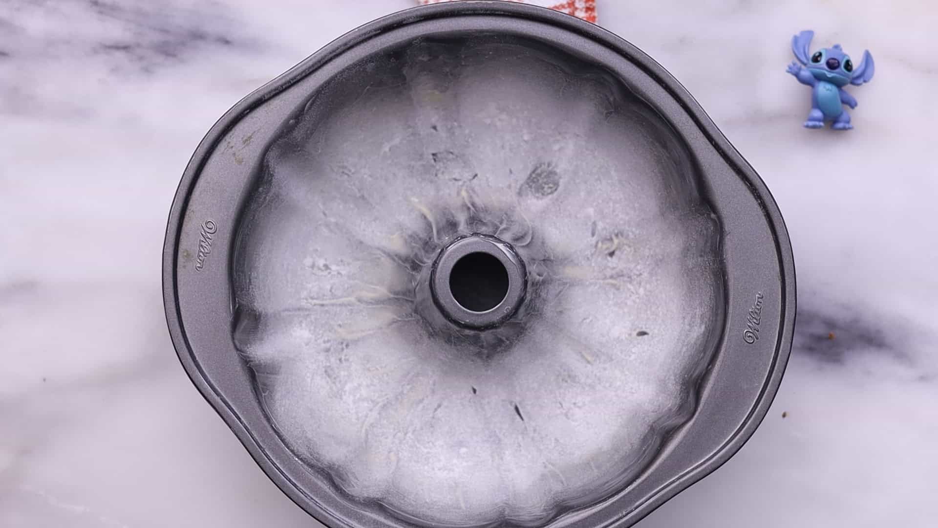 Marble Bundt Carrot Cake 11 Preheat oven, grease and flour Bundt pan.