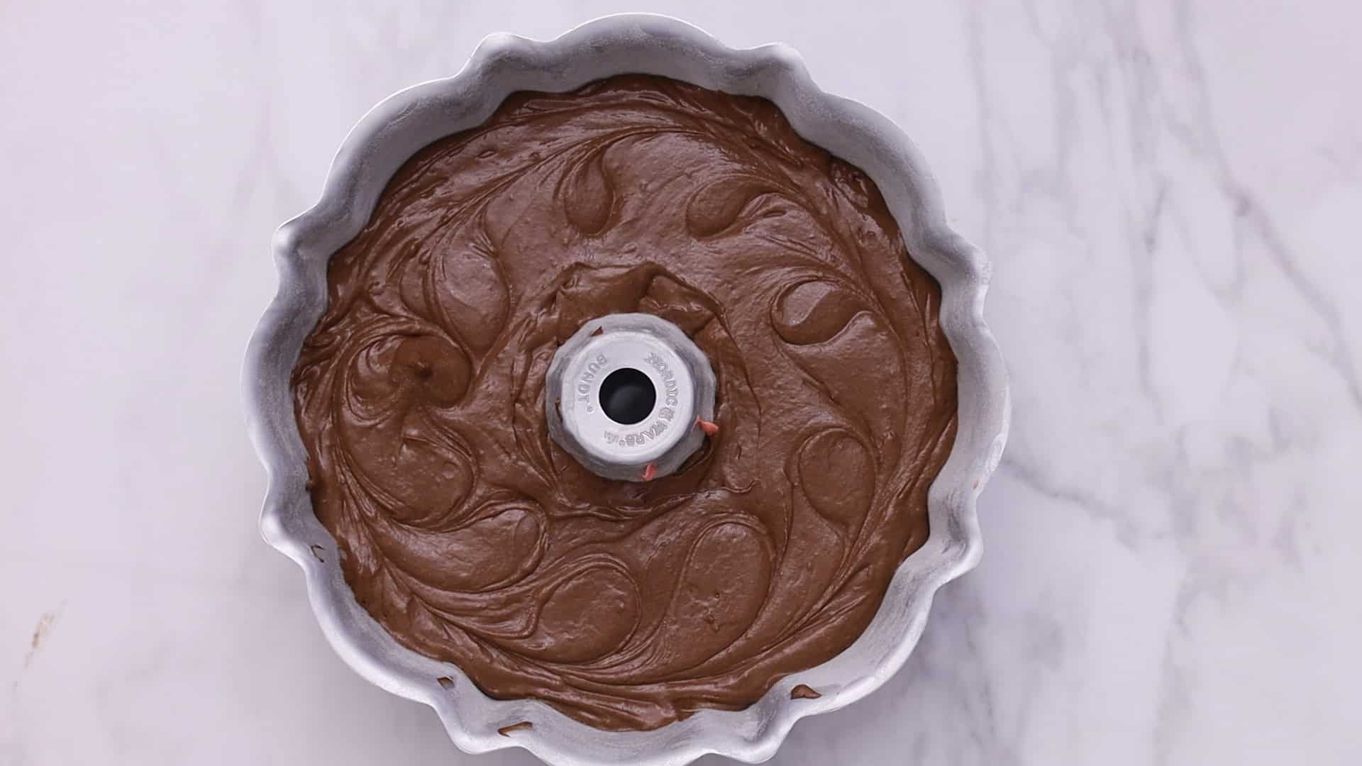 Swirl the layers gently.