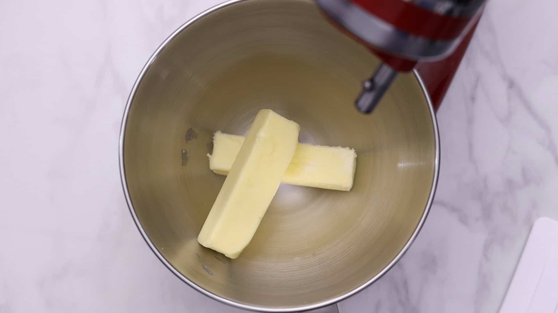 Cream butter.