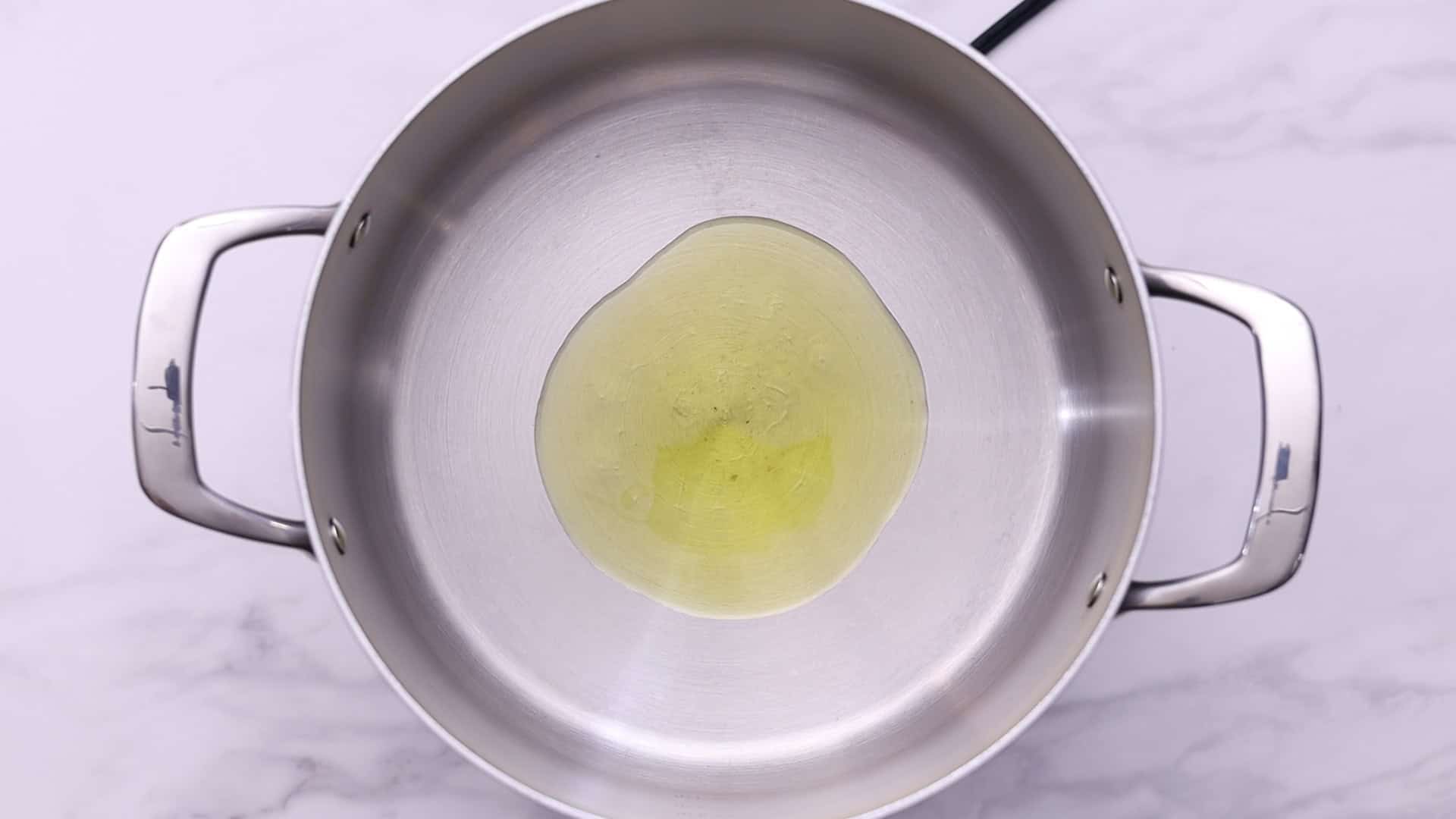 Heat olive oil in a skillet over medium heat 1