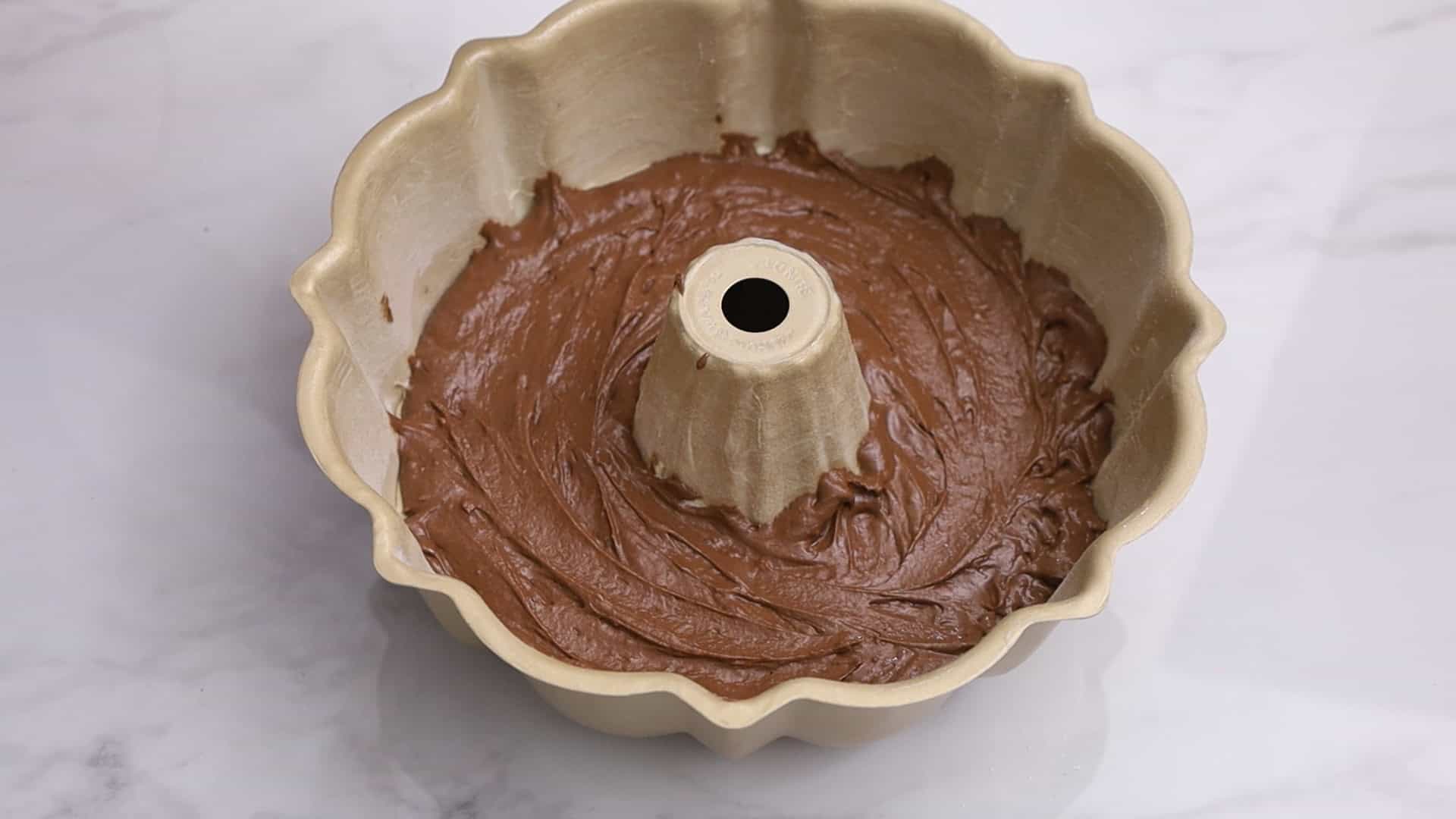 Layered Chocolate Batter