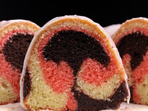 Neapolitan Marble Bundt Cake