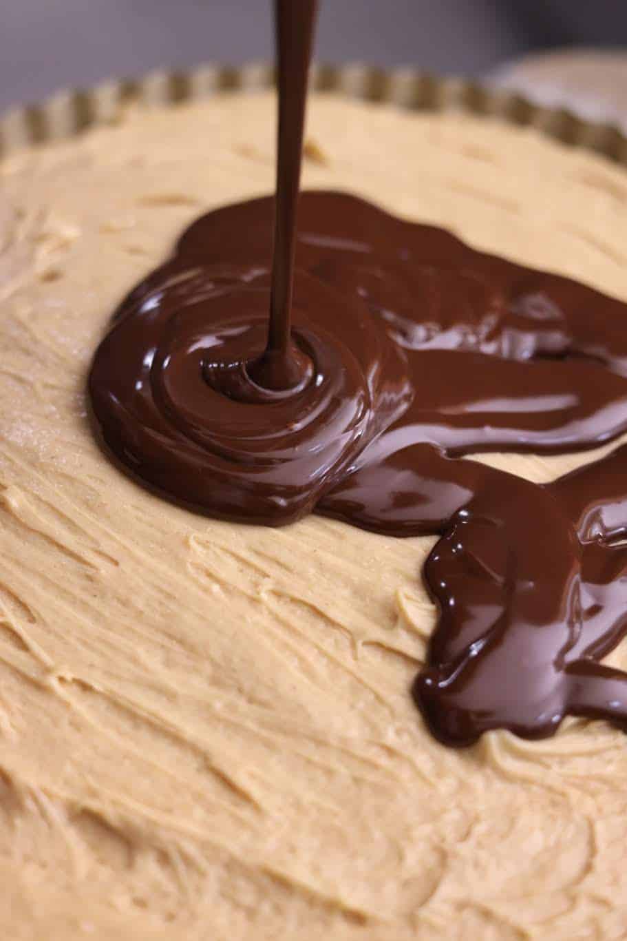 Pouring Chocolate Topping