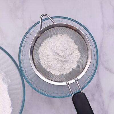 Sift flour