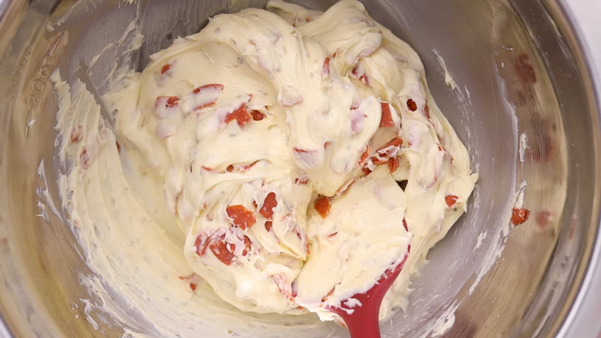 Chipa mezcla de pepperoni hecho