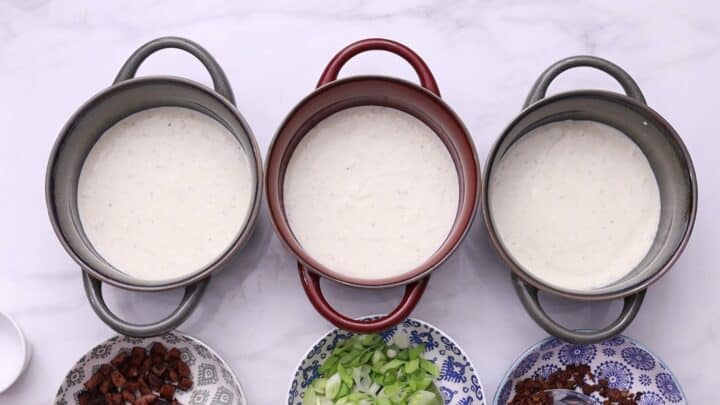 Divide into three Divide into three bowls