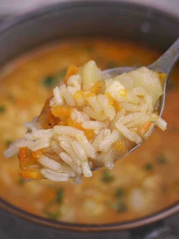 Comforting Rice and Potato Soup Recipe