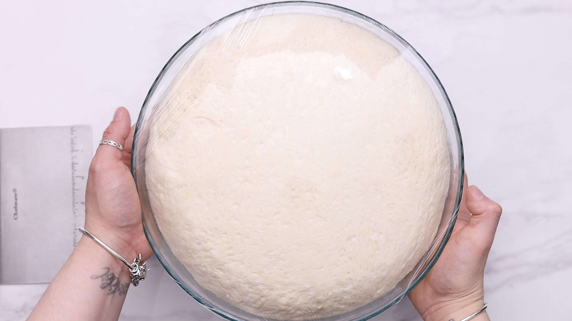 Homemade Burger Buns (Pan de Hamburguesa) 21 Lightly oil a bowl, place dough in it, cover, and let rise for 1 to 1 ½ hours until doubled.