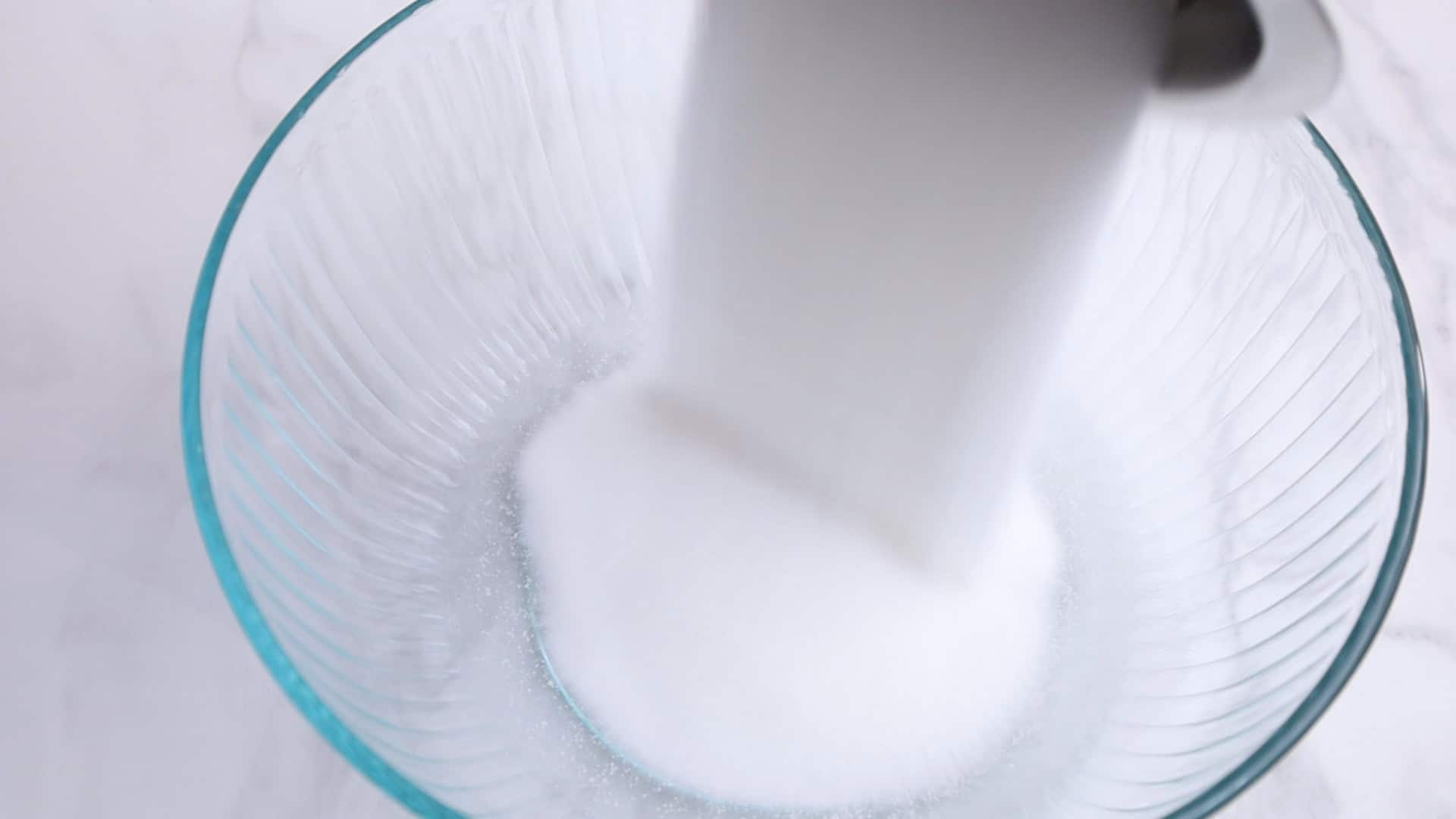 Sift flour and baking soda; set aside.