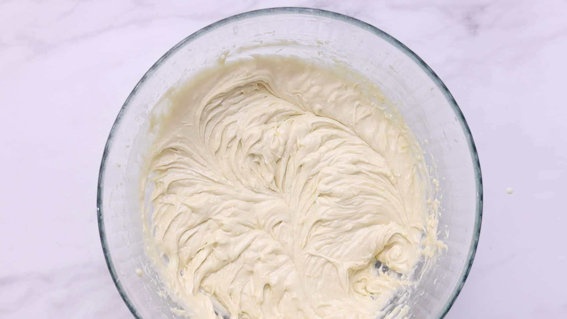 On low speed, alternate adding flour and milk mixture in 3 parts, starting and ending with flour. Mix until combined. 4/4